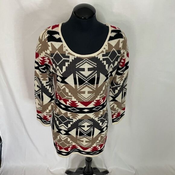 Cherish Aztec Knit Sweater - Women’s L - Picture 3 of 7